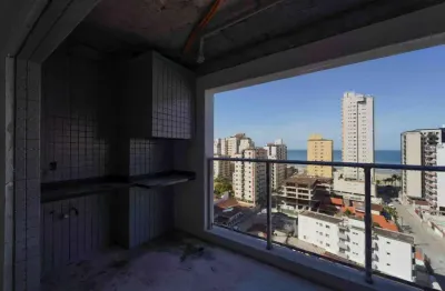 Apartamento para venda em praia grande, aviação, 2 dormitórios, 2 suítes, 1 banheiro, 1 vaga