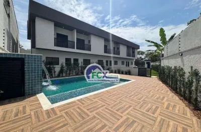 Casa em condomínio para venda em itanhaém, bopiranga, 2 dormitórios, 2 suítes, 1 banheiro, 1 vaga