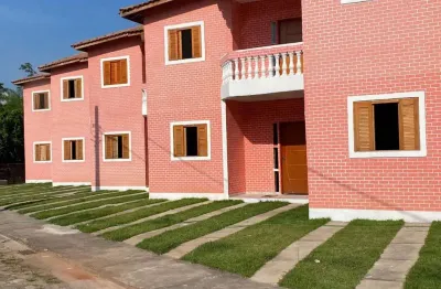 Casa em condomínio para venda em itanhaém, belas artes, 2 dormitórios, 1 banheiro, 1 vaga