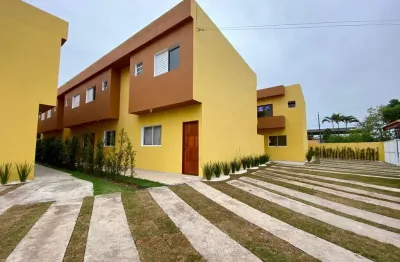 Casa em condomínio para venda em itanhaém, santa terezinha, 2 dormitórios, 2 suítes, 1 banheiro, 1 vaga