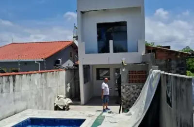 Casa para venda em itanhaém, balneário gaivotas, 2 dormitórios, 1 suíte, 2 banheiros, 2 vagas