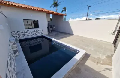 Casa para venda em itanhaém, balneário esther, 2 dormitórios, 1 suíte, 1 banheiro, 1 vaga