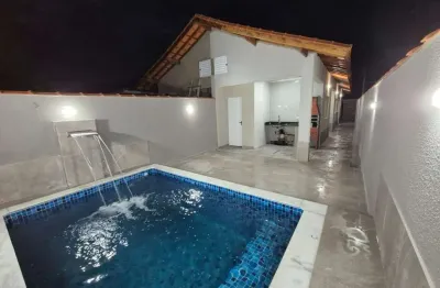 Casa para venda em mongaguá, jussara, 2 dormitórios, 1 suíte, 1 banheiro, 4 vagas