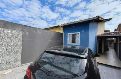 Casa para venda em itanhaém, bopiranga, 2 dormitórios, 1 suíte, 1 banheiro, 2 vagas