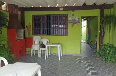 Casa para venda em mongaguá, itaóca, 2 dormitórios, 2 banheiros, 2 vagas