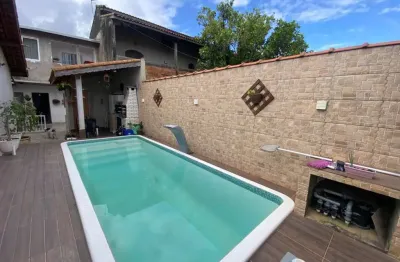 Casa para venda em itanhaém, américa, 2 dormitórios, 1 suíte, 1 banheiro, 4 vagas