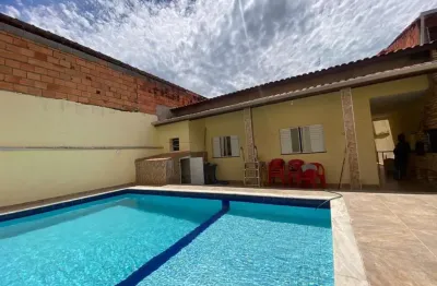 Casa para venda em itanhaém, balneário tupy, 2 dormitórios, 1 suíte, 1 banheiro, 3 vagas