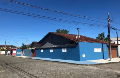 Casa para venda em itanhaém, belas artes, 3 dormitórios, 1 banheiro, 3 vagas