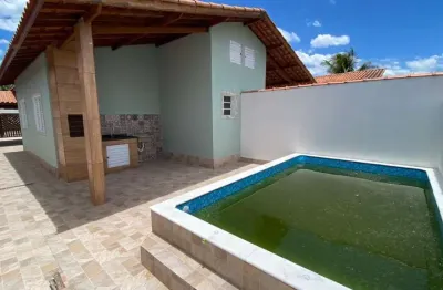 Casa para venda em itanhaém, jardim recanto dos pássaros, 2 dormitórios, 1 suíte, 1 banheiro, 3 vagas
