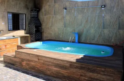 Casa para venda em itanhaém, corumbá, 2 dormitórios, 1 suíte, 1 banheiro, 2 vagas