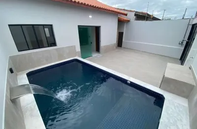 Casa para Venda em Mongaguá, Itaguaí, 3 dormitórios, 1 suíte, 1 banheiro, 2 vagas