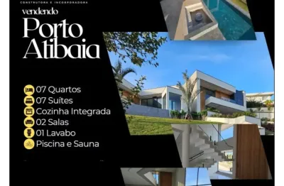Casa em condomínio fechado com 7 quartos à venda na Avenida dos Cardeais, Condomínio Porto Atibaia, Atibaia