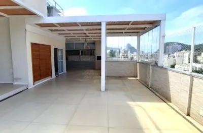 Cobertura duplex com 195mts 3 vagas de garagem em botafogo