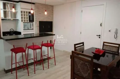 Apartamento mobiliado com 2 dormitórios em nova petrópolis