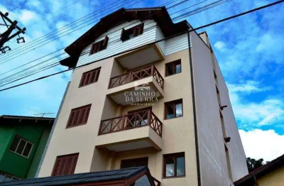 Apartamento com 1 dormitório em nova petrópolis mobiliado e decorado