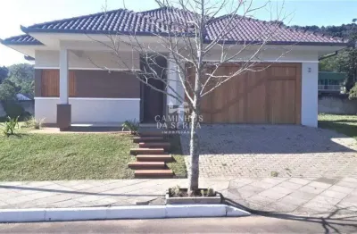 Casa em condomínio fechado com 3 dormitórios à venda, 194 m² - linha imperial - nova petrópolis/rs