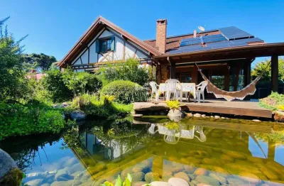 Casa enxaimel original à venda em nova petrópolis/rs