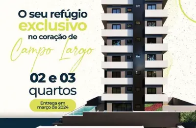 Apartamento para venda em campo largo, vila bancária