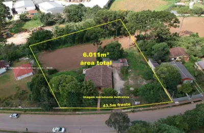 Residencial e comercial para venda em campo magro, centro, 2 dormitórios, 1 banheiro