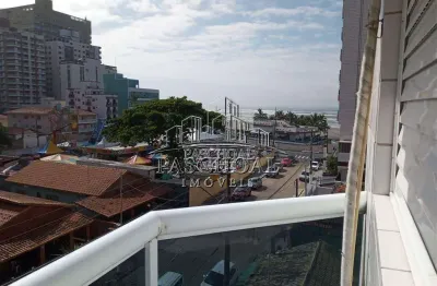 Apartamento 2 quartos, sendo 1 suite, a 80 metros do mar com vista imperdivel e ao lado dos melhores comercios- Ocian - Praia Grande