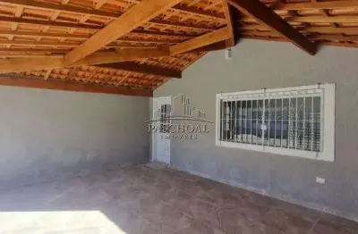 Casa Geminada à Venda na Vila Mirim Praia Grande - 2 Quartos e Churrasqueira