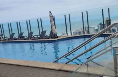 Guilhermina, apartamento com 2 quatos, 2 suites, 2 vagas de garagem com vista mar