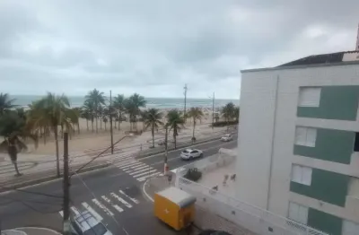 Kitnet na tupi com vista mar 3 andar de escada, garagem coletiva, so avista.