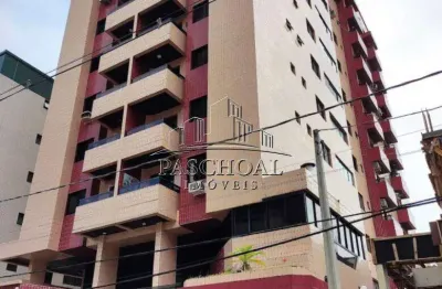 Apartamento 1 quarto, 1 banheiro, sacada. 200 metros da praia. Guilhermina