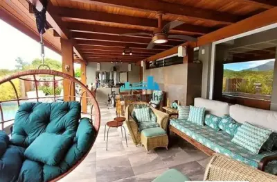 Casa em condomínio fechado com 5 quartos à venda no cacupé, florianópolis  por r$ 4.800.000