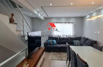 Sobrado à venda - pq. novo oratório - 2 suítes - 123m² - r$559.000,00