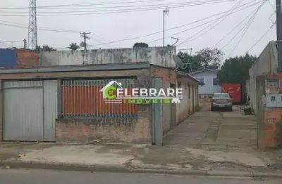Terreno em colombo!! 440m²,duas casas, próx. a estr. da ribeira