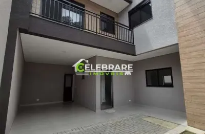 Sobrado novo santa cândida! 03 qtos,suíte,espaço c/ churrasq.