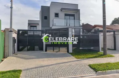 Sobrado novo no uberaba! 03 qtos,suíte,02 garagem,aquec.gás