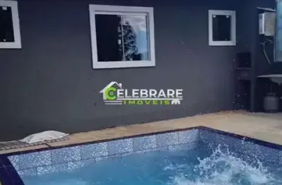Casa em almirante tamandaré! 03 qtos,suíte,churras,piscina