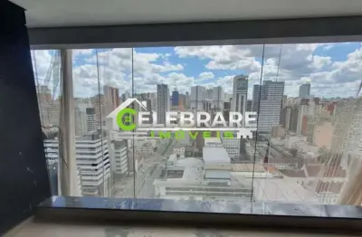 Apto centro de curitiba!! 01 qto,sacada goumet,próx.santa casa