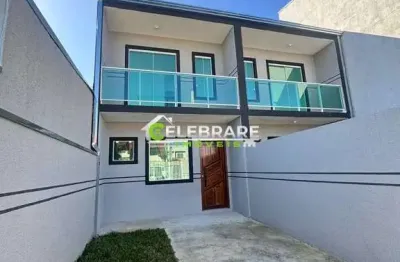 Sobrado novo na cic!!! 02 qtos,sacada,churras,próx.merc.vitória