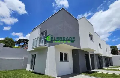 Sobrado novo de cond.santa cândida! 03 qtos,suíte,sacada,lavabo