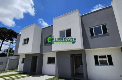 Sobrado novo de cond. no santa cândida!! 03 qtos,suíte,lavabo