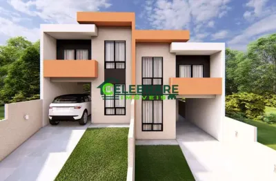 Sobrado novo quatro barras!!03 qtos,suíte,sacada,bem localizado