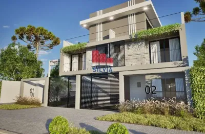 Sobrado alto padrão com terraço e acabamento premium no bairro portão - próximo ao shopping palladium!