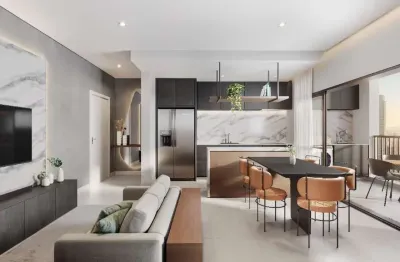 Apartamento com  3 quartos, suíte e sacada e churrasqueira no novo mundo