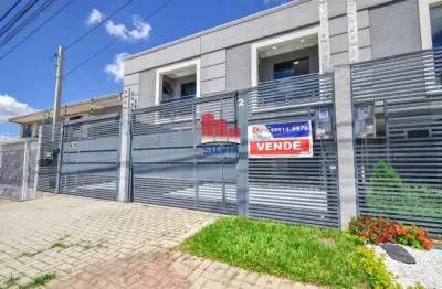 Maravilhoso sobrado com 124,94 m2, 3 quartos sendo 1 suíte, 4 vagas de garagem e uma linda área gourmet no sítio cercado.