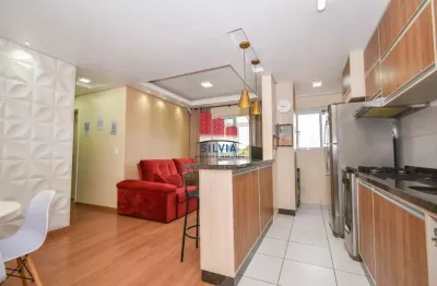 Maravilhoso apartamento semi mobiliado com 3 quartos, sacada, 64m² e 2 vagas de garagem em araucária (capela velha)