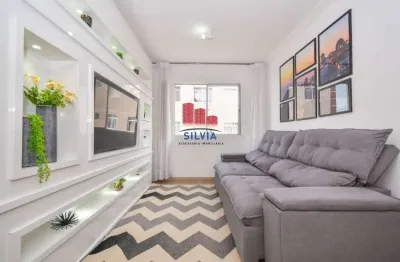Lindo apartamento semi mobiliado com 2 quartos e vaga de garagem coberta no residencial fontana - cidade industrial