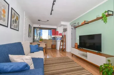 Apartamento em frente ao mercado municipal do capão raso com vaga coberta