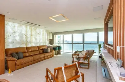 Apartamento frente mar totalmente mobiliado e decorado no edifício one tower localizado na barra sul em balneário camboriú.