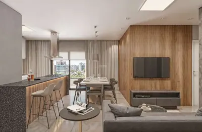 Apartamento de suite mais 1 dormitório, inicio costa e silva, 1 vaga garagem