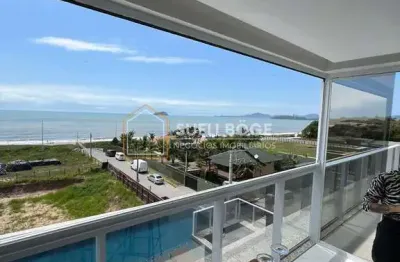 Apartamento giardino, frente mar, 3 suítes, 2 vagas de garagem, balneário piçarras - sc