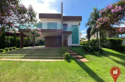 Casa com 4 dormitórios à venda, 456 m² por r$ 1.700.000,00 - condomínio serra dos bandeirantes - mário campos/mg
