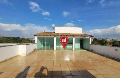 Cobertura com 3 dormitórios para alugar, 90 m² por r$ 3.100,00/mês - regina célia - brumadinho/mg